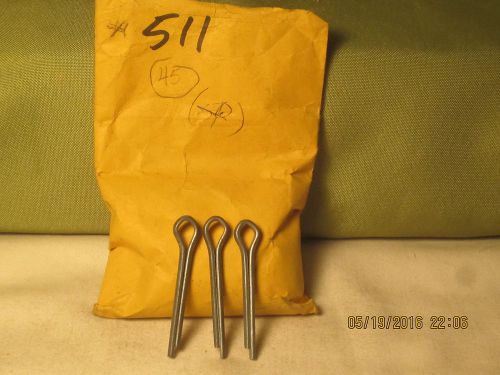 Nos harley rear axle cotter pins harley # 511