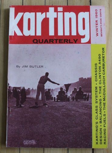 Winter 1960 karting quarterly magazine go kart nice condition nice ads 96 pages