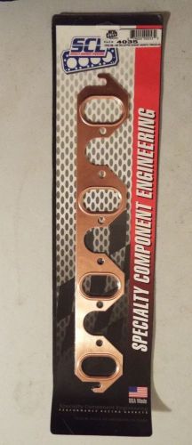 Sce 4035 copper exhaust header gasket set ford bbf 429 460 385 series