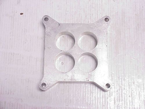 Billet aluminum .965&#034; thick holley 4 hole 1.685&#034; carburetor spacer mh1