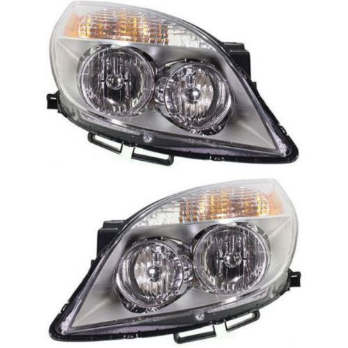New set of 2 lh &amp; rh side headlamp assembly to 4-11-07 fits 2007 saturn aura
