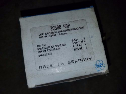 Nos bmw pagid front brake pad set 75-82 315 316 318i 320 320i 323i