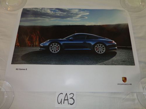 Porshce promo promotion poster 30&#034; x 40&#034; 911 carrera s 2011 wsrc120109s800