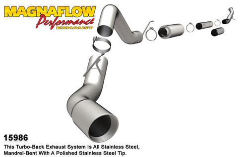 Magnaflow 15986 dodge diesel cummins, 5in. high-output magnaflow diesel exhaust