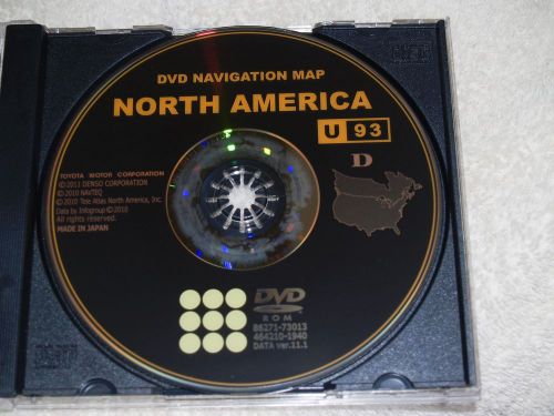 Toyota prius camry sienna sequoia venza  2010 2011 2012 u93 11.1 navigation dvd