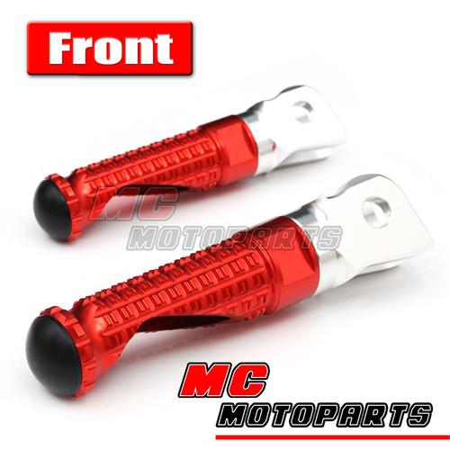 Red cnc m-pro front foot pegs honda cbr600 f2/f3 1993-1997 94 95 96