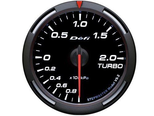 Defi df06506 white racer gauge metric 52mm turbo boost