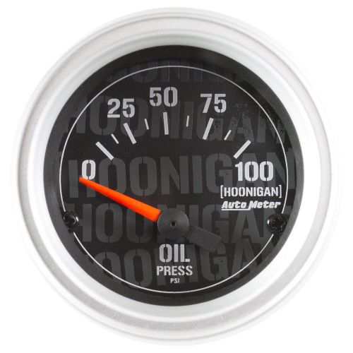 Auto meter 4327-09000 hoonigan electric oil pressure gauge