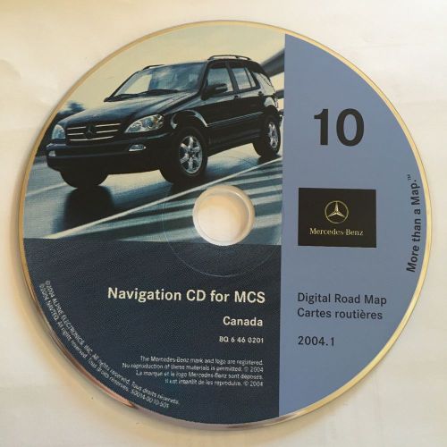 2000 2001 2002 mercedes ml320 ml430 ml500 ml55 navigation cd #10 canada