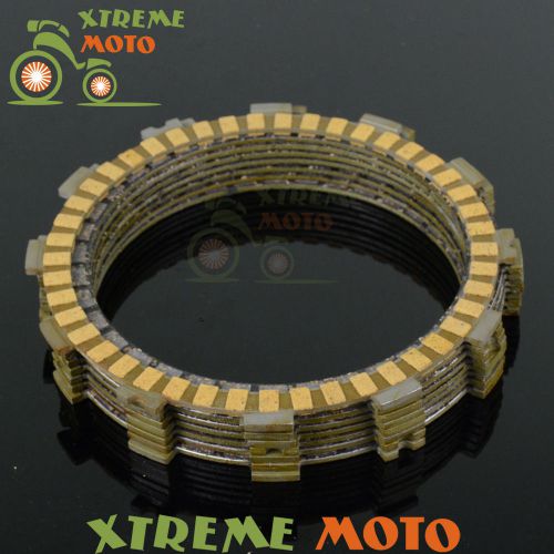 New clutch plates disc set kit 8pcs for honda crf450r 11-15 kawasaki kfx450r atv