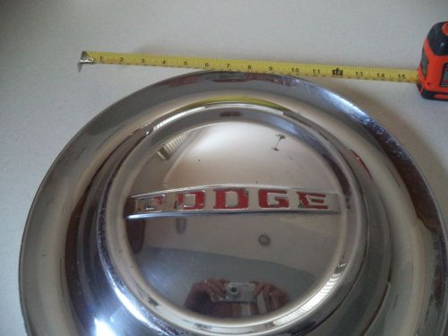 Vintage 1953 dodge 15&#034; hubcap original paint.