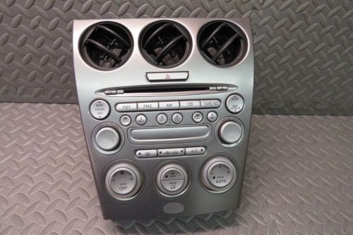 2003-2005 mazda 6 cd mp3 player radio w/ automatic climate ac heater control oem