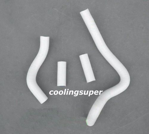 For kawasaki kx250 kx 250 2004 2005 2006 2007 04-07 silicone radiator hose white