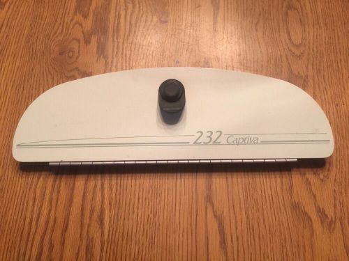 Rinker captiva 232 glove box door w/ latch 15&#034; x 4 1/2&#034; parts boat windshield