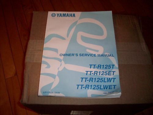 2004 yamaha tt-r125t /et/lwt/lwet owners  service manual