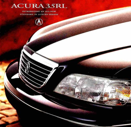 1996 acura 3.5rl sedan factory brochure -acura 3.5 rl sedan