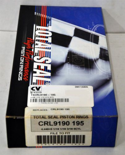 Total seal crl9190-195 ring set 4.440 1/16 1/16 3/16  low tension oil 18lb +/-