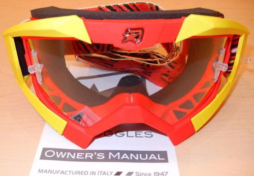 Ariete mx goggles riding crows 2015 red/yellow colors clearance price   13950-c7