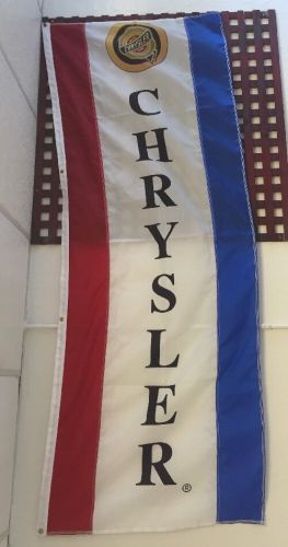 8 foot tall by 3 foot wide chrysler flag