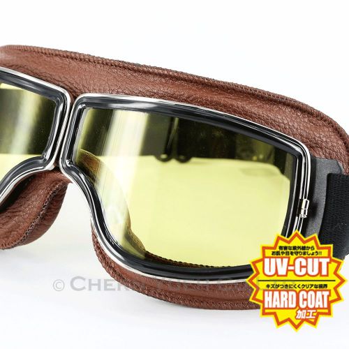 Aviator pilot motorcycle sunglasses ce goggles uv yellow lens for suzuki gsxr