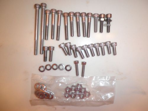 Misc. stainless steel allen cap case screws - honda yamaha suzuki kawasaki