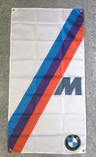 Bmw m sport banner flag - alpina hartge hamann m1 m3 m4 m5 m6 e30 z3 3.0cs e30