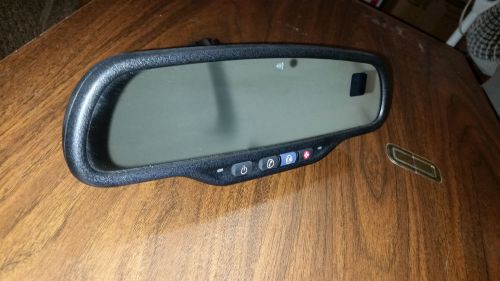 07-13 chevrolet gmc interior auto-dimming rear view mirror w/ onstar oem