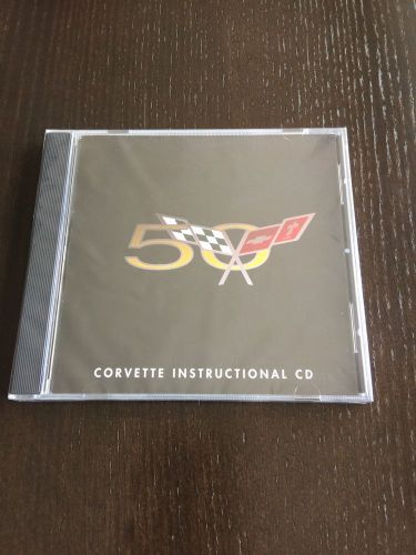 2003 corvette 50th anniversary sealed factory original gm instructional cd