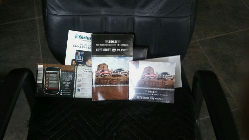 2012 dodge ram owners manual, cd, &amp; factory case