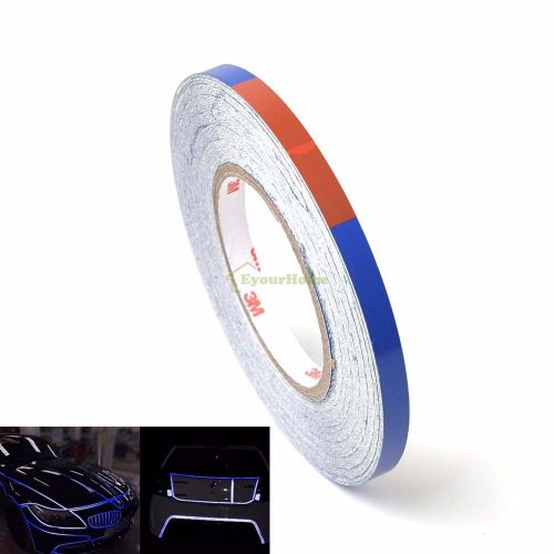 Car auto reflective body stripe sticker diy tape self adhesive 1cm x 150ft blue