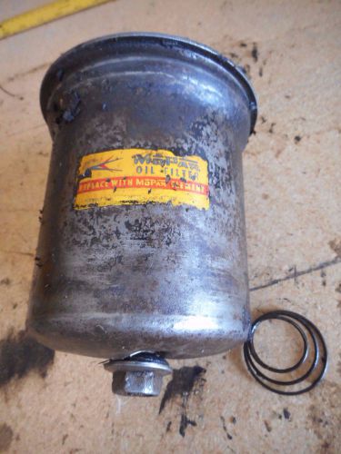 Oil filter canister for 1961 mopar 318
