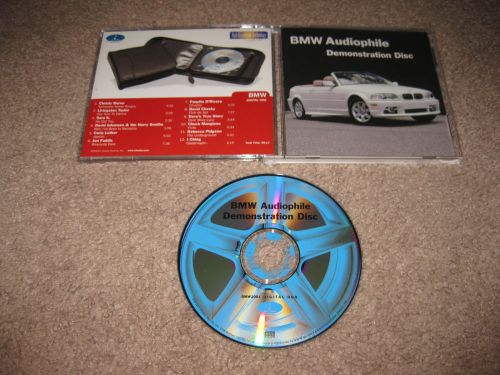 Bmw audiophile chesky demonstration disc cd