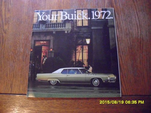 Automobile sales  brochure 49 pages color all models original buick dealer item