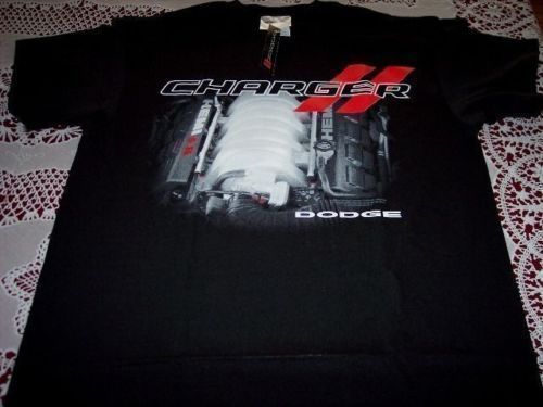 07 08 09 10 11 12 13 14 15 dodge charger srt 6.1 hemi motor l xl xxl black shirt