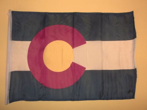 7 colorado utv side x side motorcycle safety flag 12&#034;x18&#034; fits 1/4, 5/16 pole