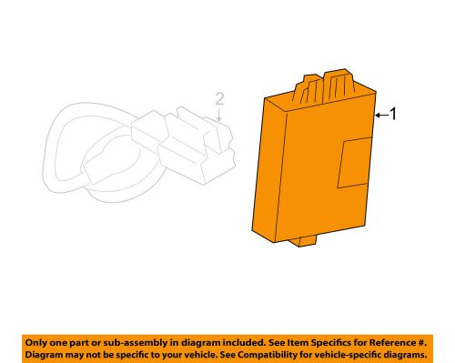 Lexus toyota oem 11-14 ls460 anti-theft-control module 8978450021