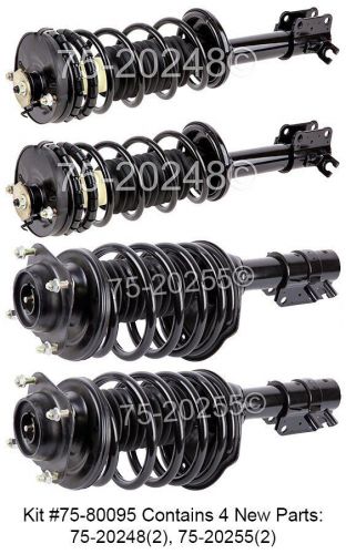 Complete set new front &amp; rear right &amp; left strut shock coil spring assembly