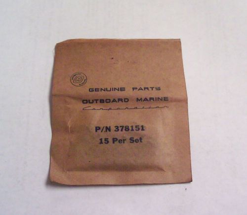 Set of needle bearings for johnson or evinrude outboard motors 378151