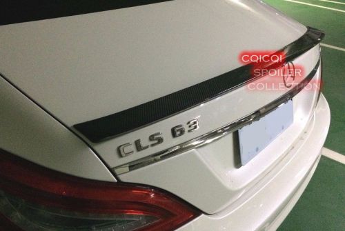 Carbon fiber mercedes benz 2012~2016 w218 cls class amg type trunk spoiler ◎