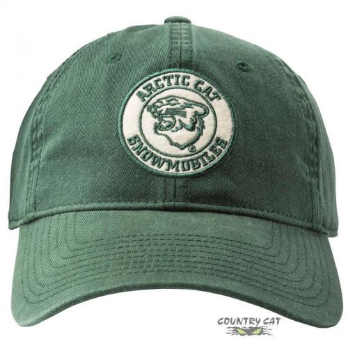 Arctic cat snowmobiles cathead felt patch relaxed fit cap – green - 5263-116