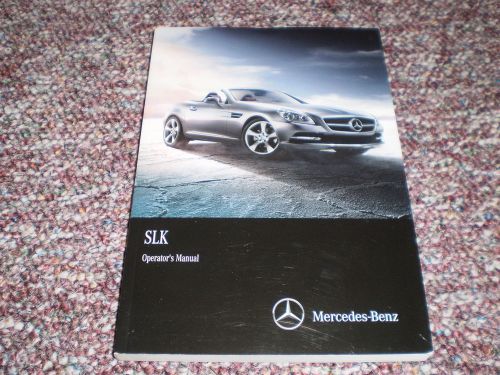 2015 15 mercedes benz slk 250 350 55 amg car owners manual book guide all models