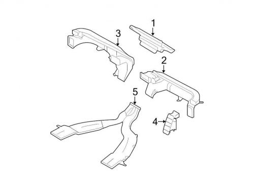 Ford oem dashboard air vent 8l8z19893ag image 4