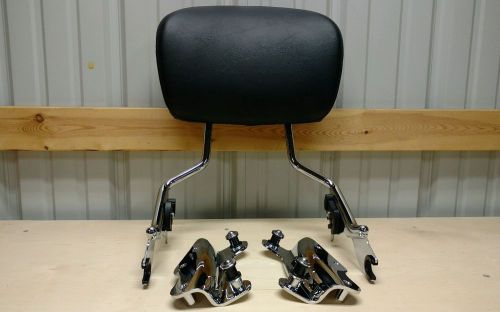 Harley davidson touring detachable passenger backrest