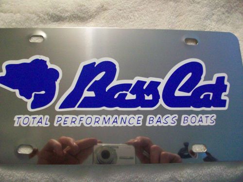 Basscat boat license plate