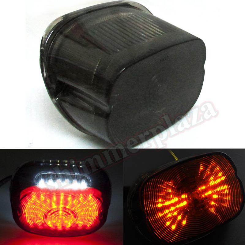 Brake running tail light harley dyna glide night train fat boy low rider softail