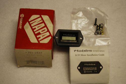 Hobbs brand  hour meter  10 to 28 volt range napa #701-1837