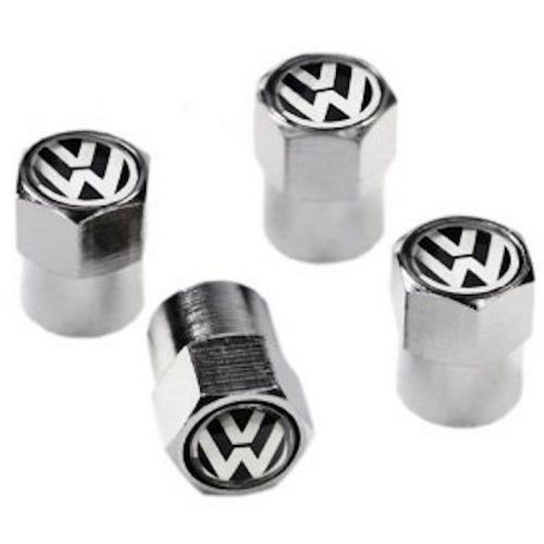 4pcs fit for vw volkswagen car emblem tire wheel valve stem caps