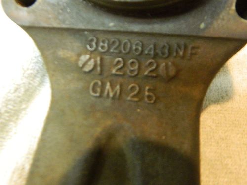 1963 – 1982 corvette left hand spindle support; part number: 348103 nf 1-29-2