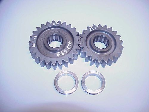 New set #19 c&amp;r lightweight quick change gears 4.89-5.78 sprint car late model