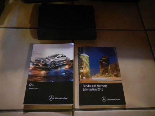 2015 mercedes benz cla250 owners manual set + free shipping